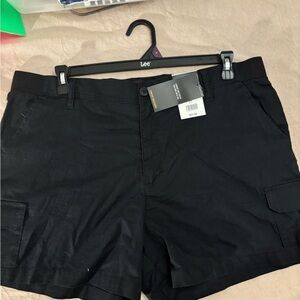 Lee Women's Black Cargo Shorts